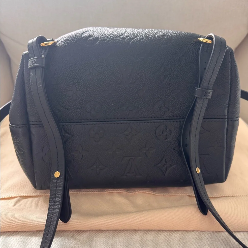 Auth. ✅ RARE Louis Vuitton NM Montsouris Empriente Backpack in “Noir”🖤✨